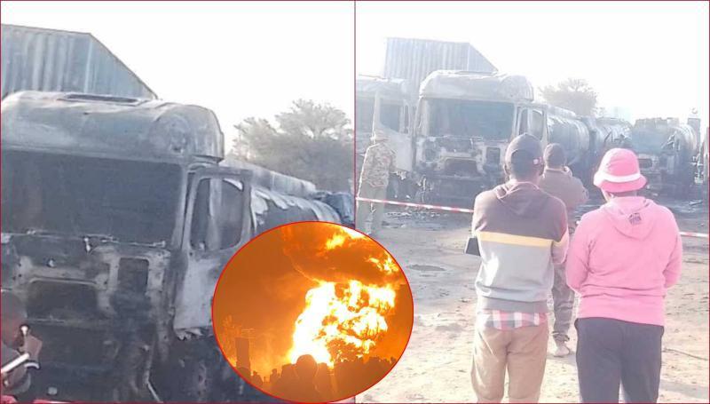 The explosion occurred on Saturday dawn, June 14.